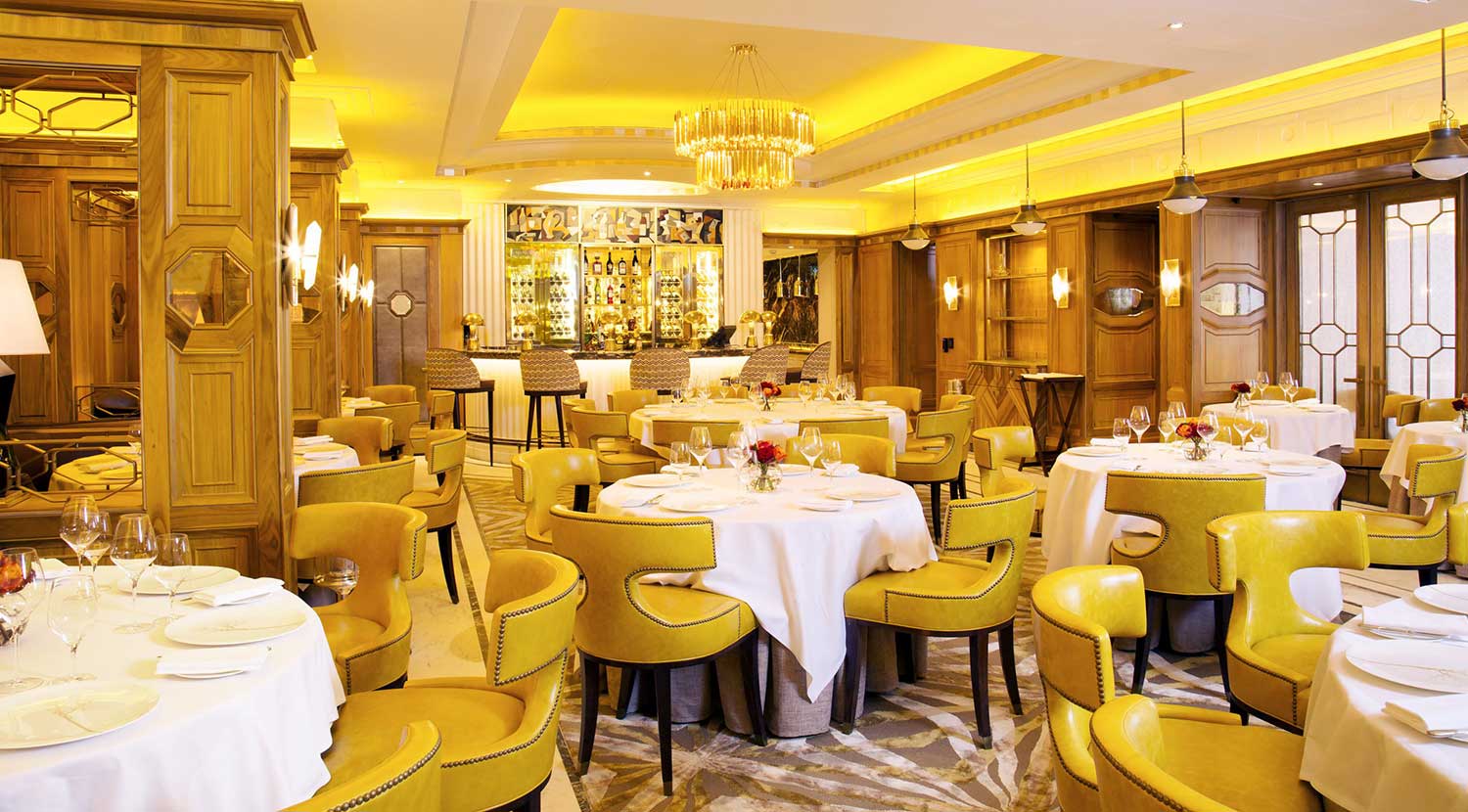 interior of 6 hamilton place restaurant, one of Bee Services' restaurant clients